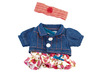 Poppenkleding - Miniland - kledingset 2 - 21 cm - set van 6