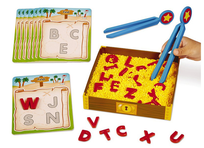 Spel - Grijpspel - Lakeshore Learning Find The Letter Activity Center - Grijpletters - Letters - Alfabet - Per Spel