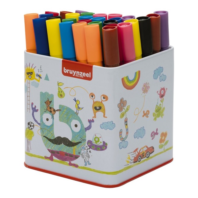 Stiften - Kleurstiften - Bruynzeel Triple - Driekantig - Voordeelpakket - Set Van 50 Assorti