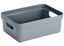 Opbergkist - Sigma Home Box - 9 l - blauwgrijs - per stuk