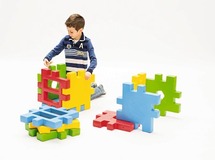 Blokken - Mini Cube Construction - set van 18