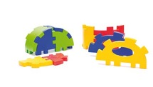 Blokken - Mini Cube Construction - set van 10