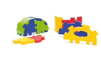 Blokken - Mini Cube Construction - Set Van 10