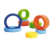 Speelwiel - kunststof - set van 10