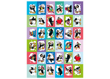 Beloningsstickers - fantasie - dieren - pinguins