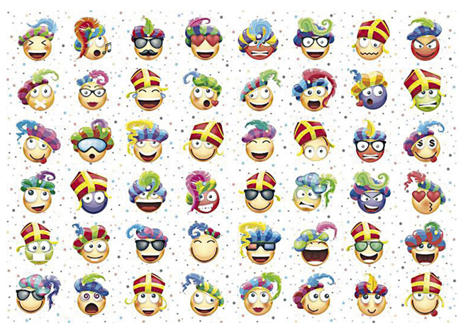 Beloningsstickers - Fantasie - Sinterklaas Smiley's