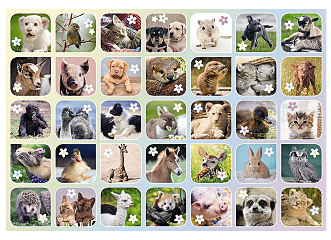 Beloningsstickers - Fantasie - Lentedieren