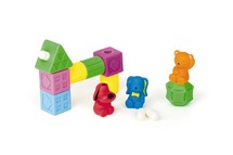 Bouwset  blokken - geometrisch - per set