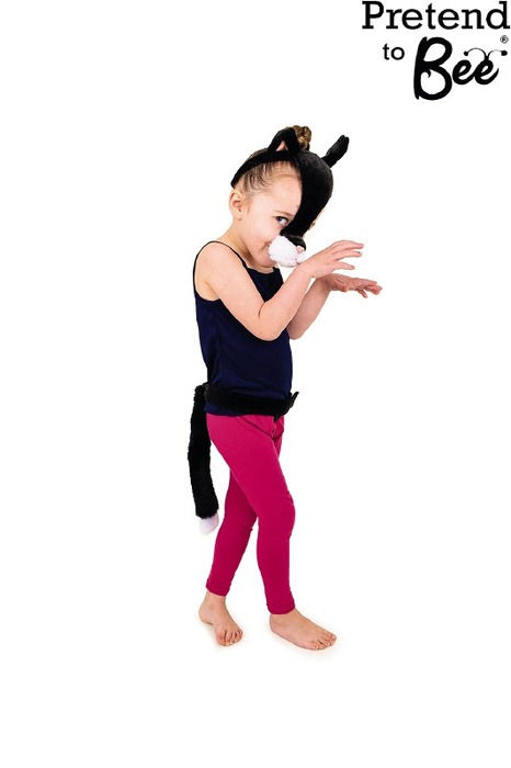 Verkleedkledij - Masker En Staart - Kat