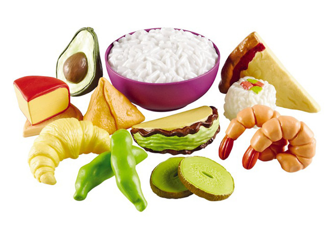 Speelgoed - Imitatievoeding - Learning Resources New Sprouts Multicultural Food Set - Multiculturele Voeding - Per Set