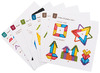 Bouwset - vormen - Weplay Crystal Village - transparante kleurenstad - met opdrachtkaarten - per set