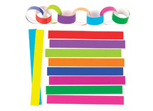 Crea-papier - stroken - gekleurd - ass/300