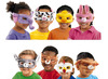 Verkleedkledij - Lakeshore Learning - maskers - set van 8