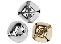 Bellen - goud en zilver - 1,5 cm diameter - decoratie - set van 50 assorti
