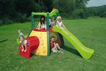 Little tikes-dubbeldekker groen-geel-rood