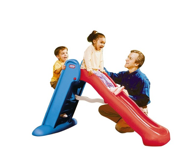 Little Tikes-grote Glijbaan Blauw-rood