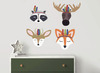 Muurstickers - Woodland Animals