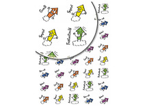 Beloningsstickers - teksten -stijgertjes