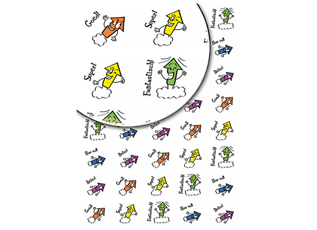 Beloningsstickers - Teksten -stijgertjes