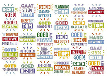 Beloningsstickers - teksten -mindset teksten