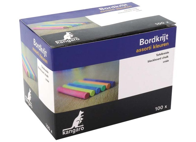Krijt - Bordkrijt - Kangaro - Gekleurd - Set Van 100