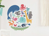 Muurdecoratie - Muurstickers - ark van noah - per set