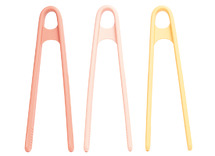 Open-ended - pincetten - Inspire My Play PlayTRAY Tongs - coral, yellow - accessoire - per set