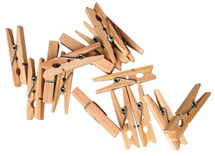 Hout - wasknijper - 45mm - set/100