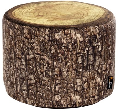 Zitpoef - Houtlook - 45 X 60 Diam