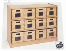 Kast Basic, Met 2 Planken En 12 Vensterkisten
