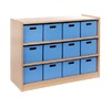 Kast Basic, Met 2 Planken En 12 Kisten