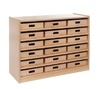 Kast Basic, Met 5 Planken En 18 Kisten