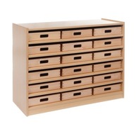 Kast Basic, Met 5 Planken En 18 Kisten