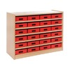 Kast Basic, Met 5 Planken En 24 Kisten
