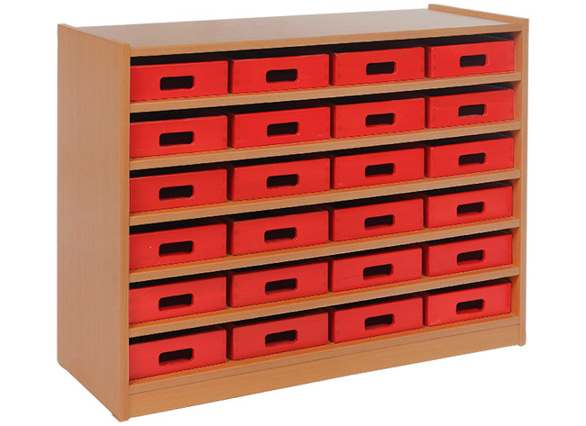 Frame Beuk - Kisten Rood