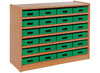 Kast Basic, Met 5 Planken En 24 Kisten