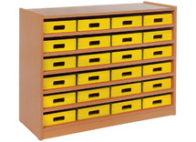 Frame beuk - kisten geel