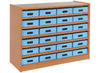 Kast Basic, Met 5 Planken En 24 Kisten