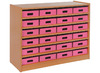 Kast Basic, Met 5 Planken En 24 Kisten
