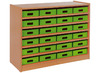 Kast Basic, Met 5 Planken En 24 Kisten