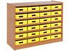 Kast Basic, Met 5 Planken En 24 Kisten