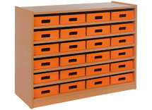 Frame beuk - kisten oranje