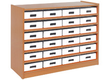 Frame beuk - kisten wit
