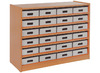 Kast Basic, Met 5 Planken En 24 Kisten