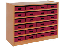 Frame beuk - kisten cranberry