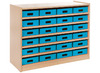 Kast Basic, Met 5 Planken En 24 Kisten