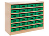 Kast Basic, Met 5 Planken En 24 Kisten