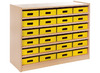 Kast Basic, Met 5 Planken En 24 Kisten