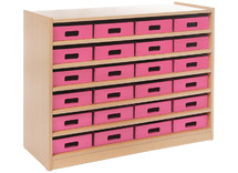 Frame esdoorn - kisten fuchsia