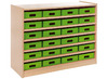 Kast Basic, Met 5 Planken En 24 Kisten